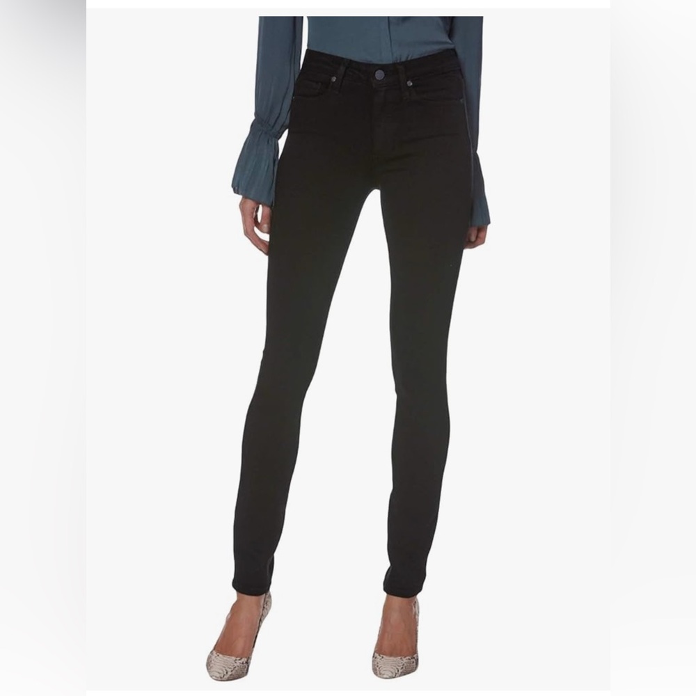 PAIGE darkest blue Hoxton Ultra skinny high rise jeans NWOT